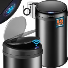 Sensor Mülleimer Schwarz Edelstahl 50L Sensor Mülleimer Schwarz Edelstahl 50L