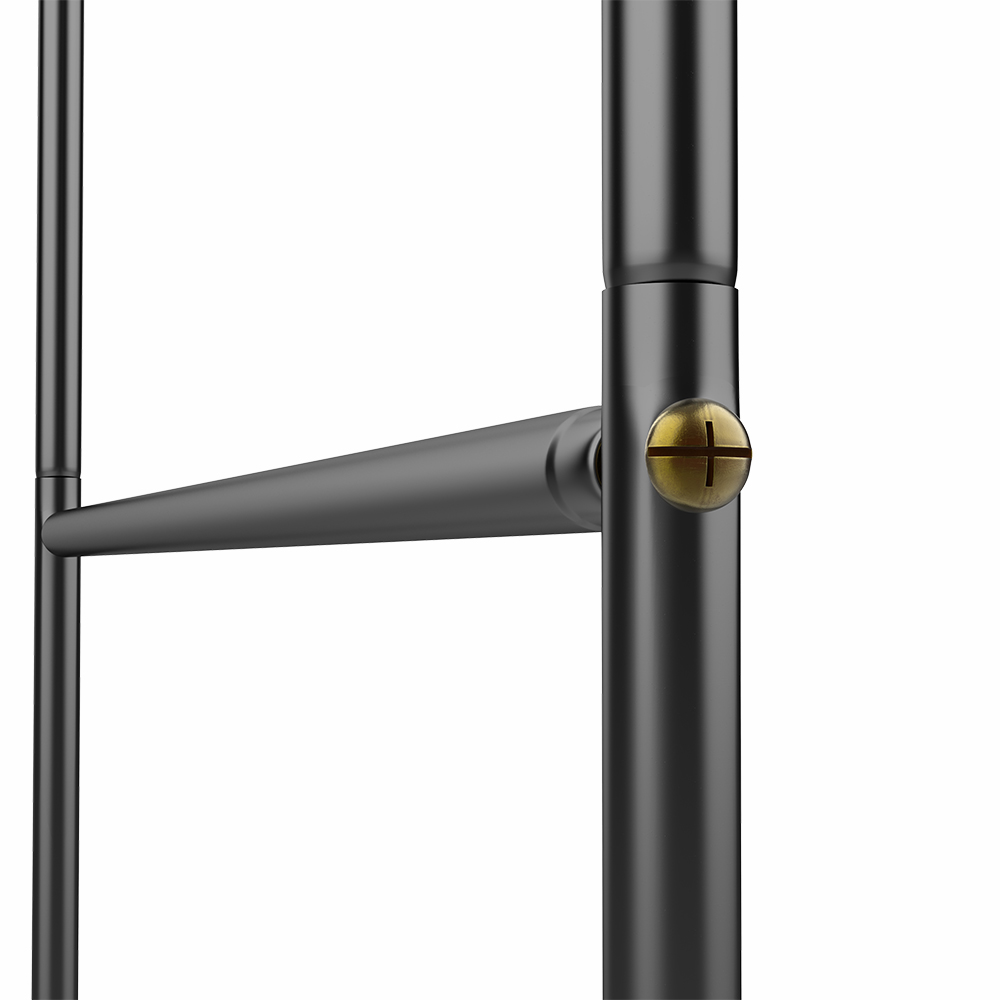 Rosenbogen 2er-Set Schwarz 240x37x140cm – Bild 2