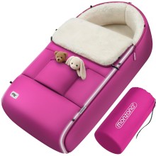 Babyfußsack Pink gefüttert Kinderwagen geeignet Babyfußsack Pink gefüttert Kinderwagen geeignet