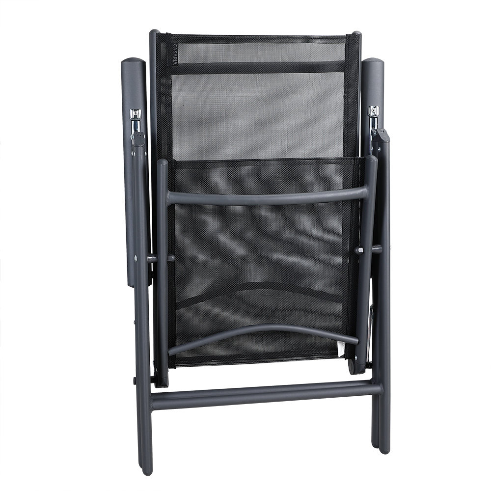 Garten-Sitzgruppe Bern 7-tlg Anthrazit Alu WPC – Bild 2