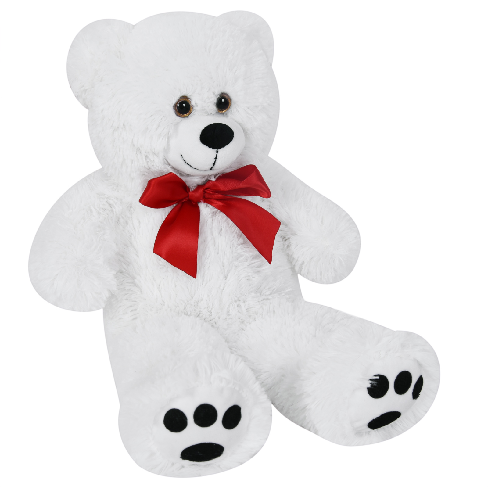Plüschtier Teddybär L Weiß 50cm – Bild 2