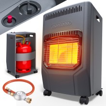 Gasheizstrahler Schwarz 72x38x42cm 4200W Gasheizstrahler Schwarz 72x38x42cm 4200W