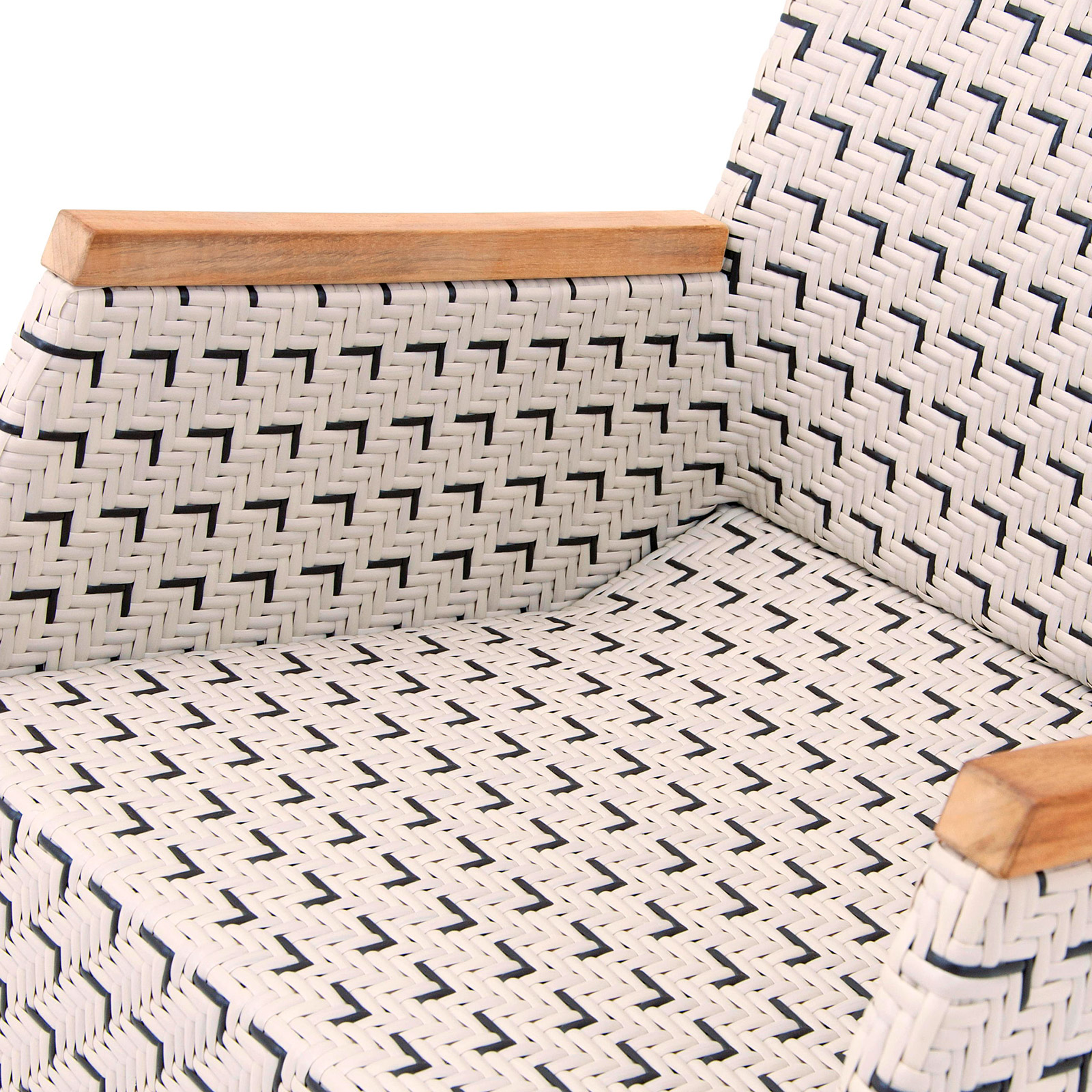 Polyrattan Gartenstuhl Verona Retro – Bild 2