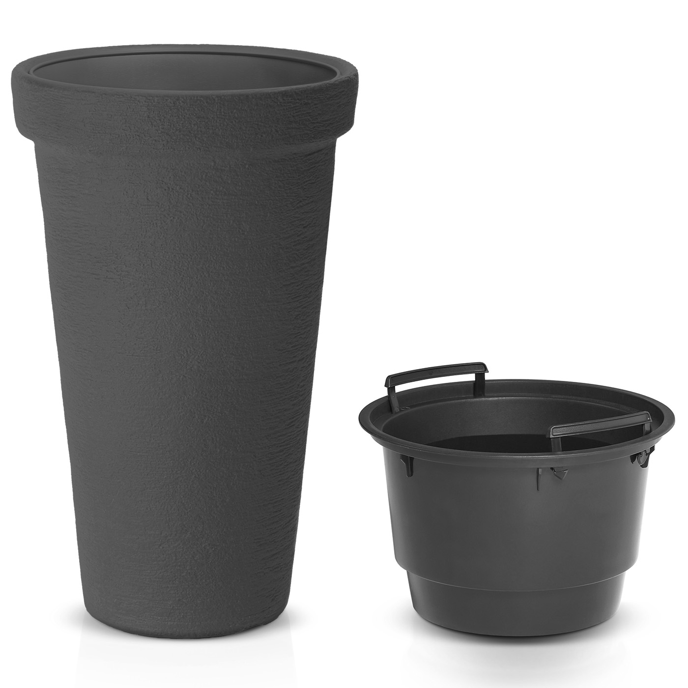 Blumentopf Anthrazit 63x40cm Blumentopf Anthrazit 63x40cm