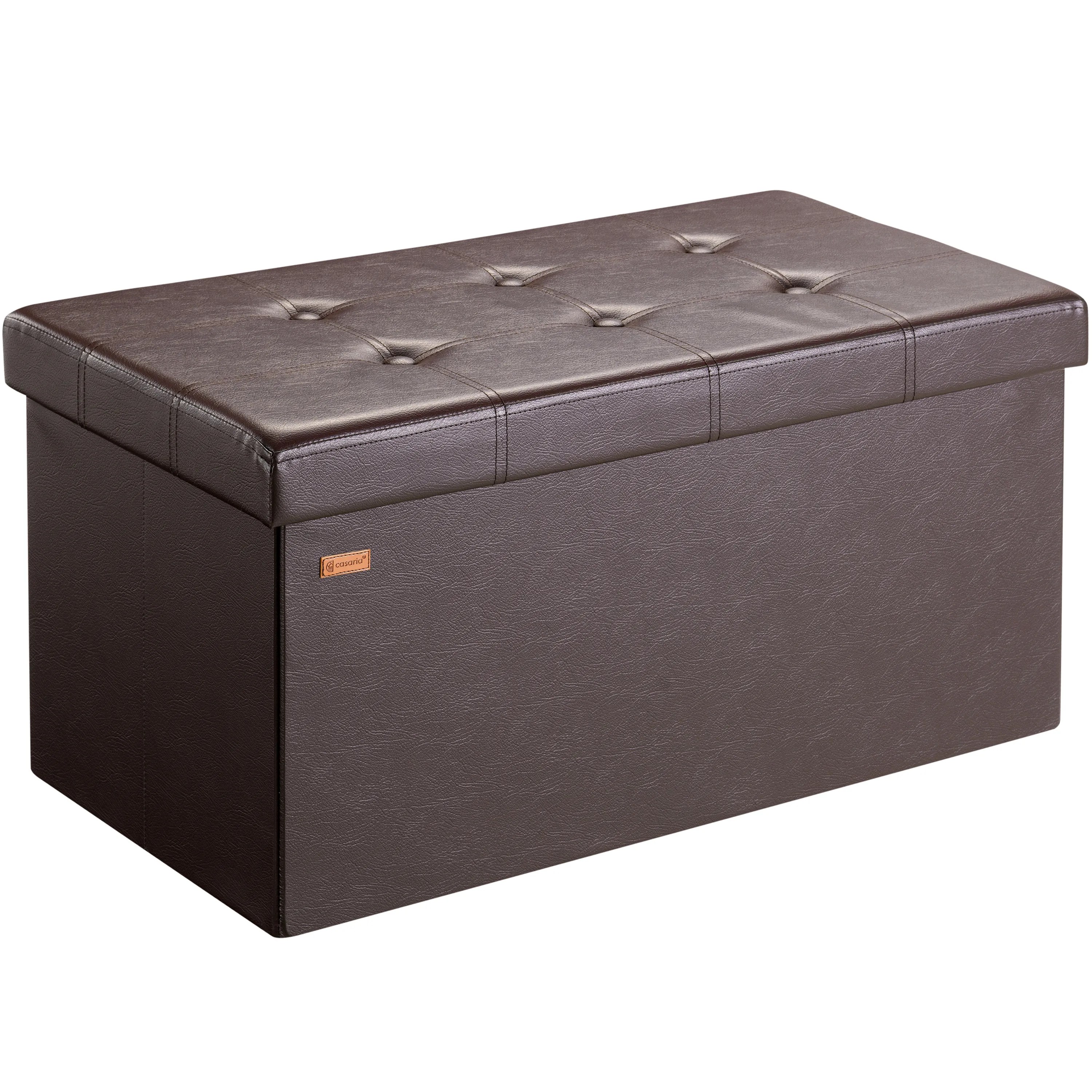 Sitzbank Braun 80x40x40cm MDF faltbar Sitzbank Braun 80x40x40cm MDF faltbar