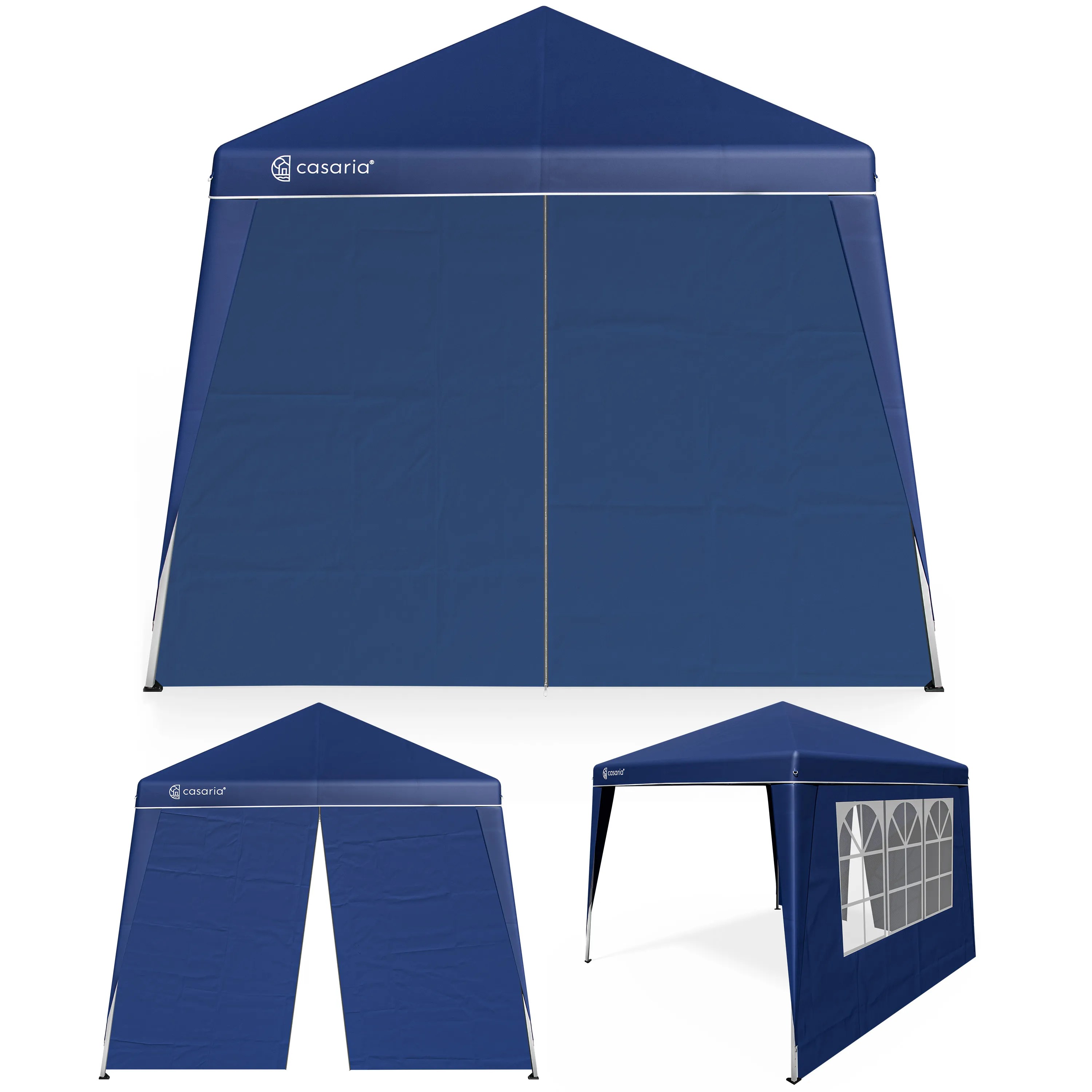 Faltpavillon Capri Blau 3x3m inkl 2 Seitenwänden UV-Schutz 50+ Faltpavillon Capri Blau 3x3m inkl 2 Seitenwänden UV-Schutz 50+