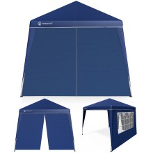 Faltpavillon Capri Blau 3x3m inkl 2 Seitenwänden UV-Schutz 50+ Faltpavillon Capri Blau 3x3m inkl 2 Seitenwänden UV-Schutz 50+