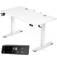 Höhenverstellbarer Schreibtisch Weiß 120x60x72-117cm Höhenverstellbarer Schreibtisch Weiß 120x60x72-117cm