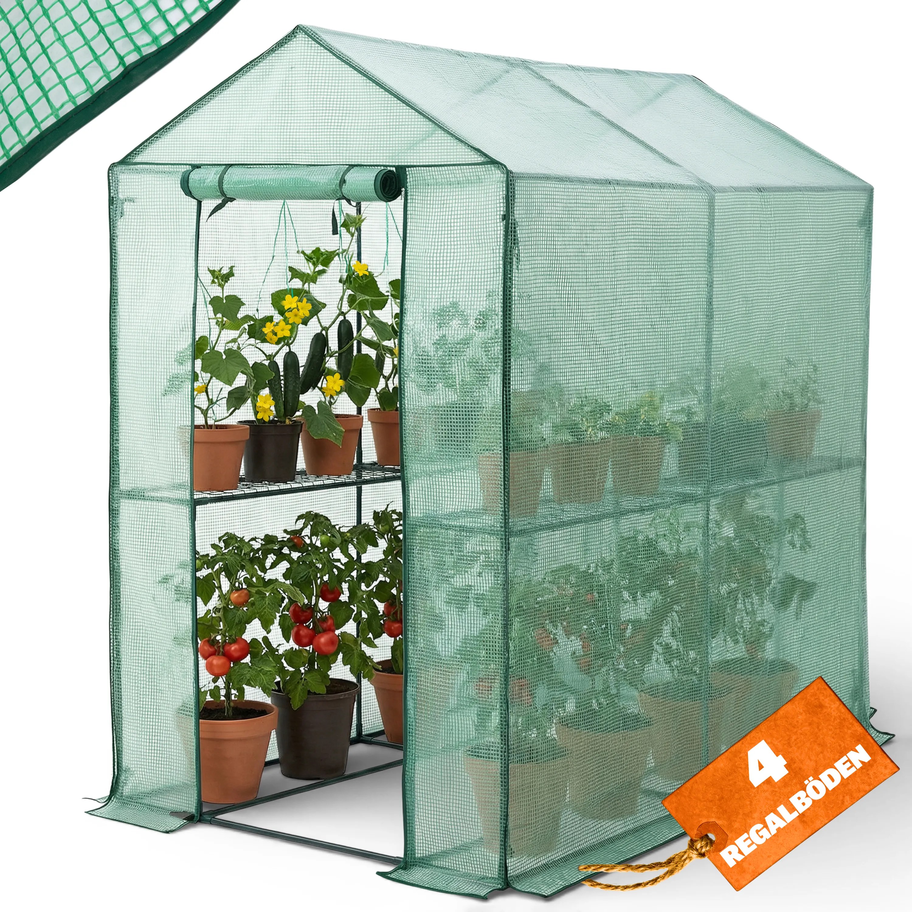 Foliengewächshaus 190x186x120cm Foliengewächshaus 190x186x120cm
