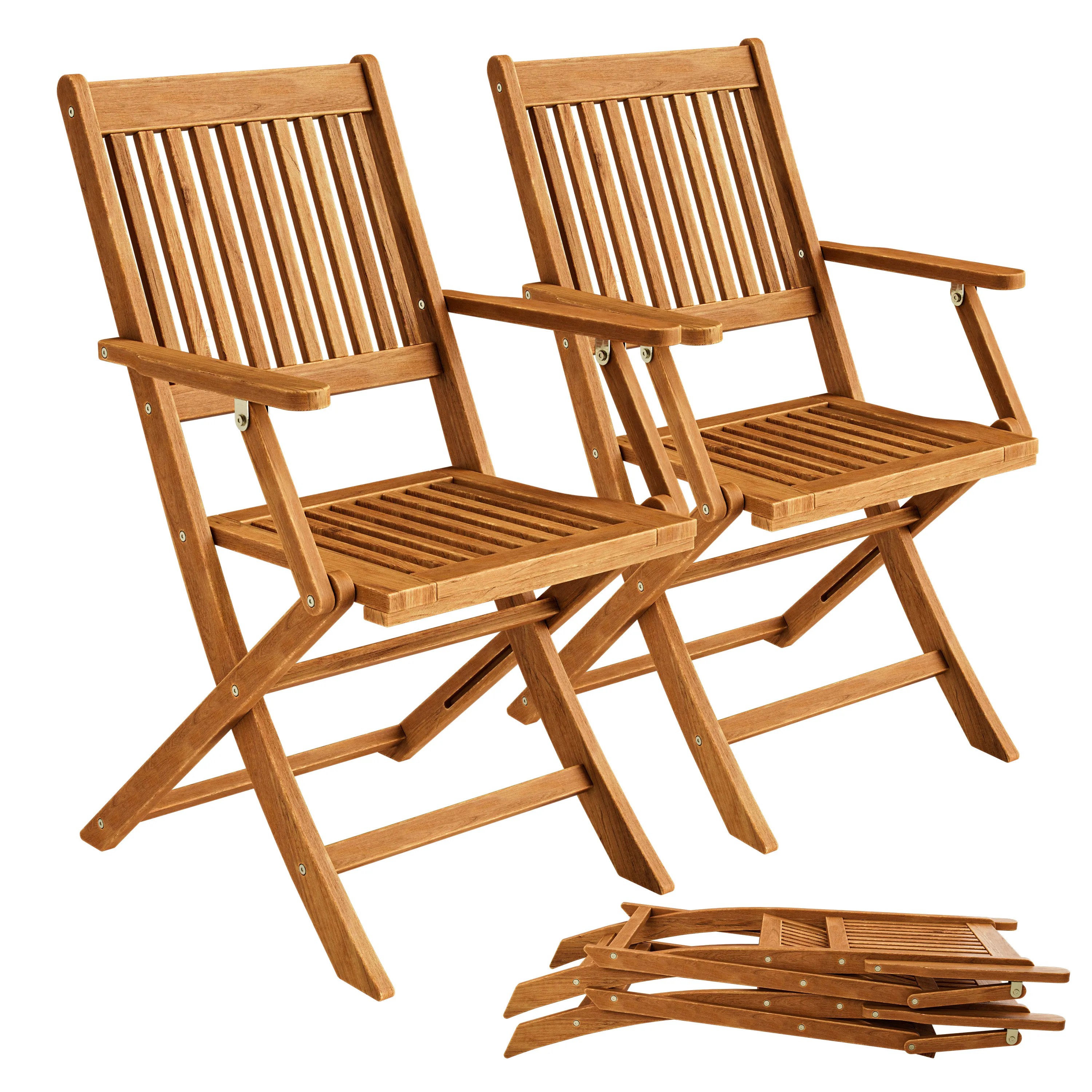 Gartenstuhl Sydney 2er-Set Akazie FSC®-zertifiziert Gartenstuhl Sydney 2er-Set Akazie FSC®-zertifiziert