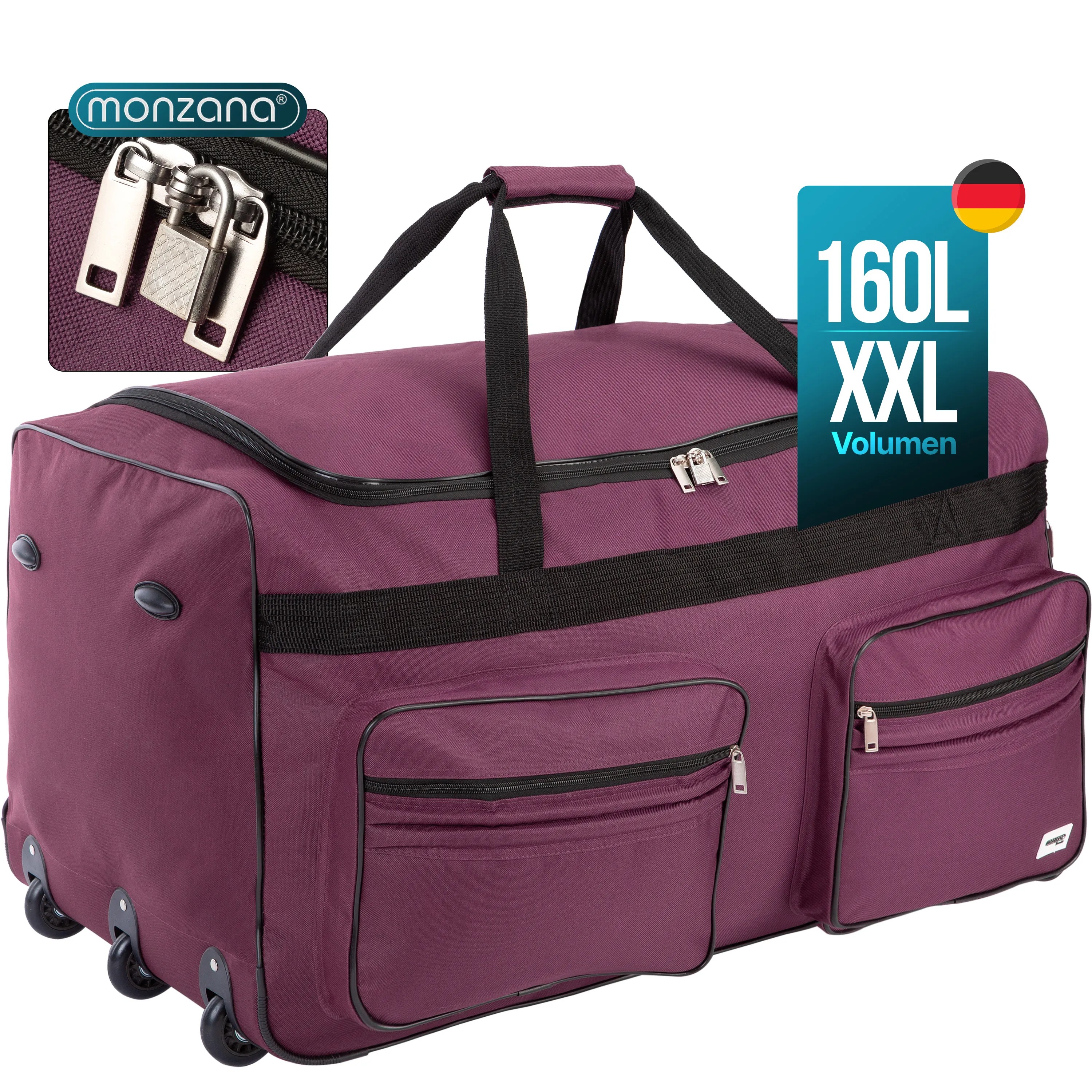 Rollenreisetasche XXL Violett 160L Rollenreisetasche XXL Violett 160L