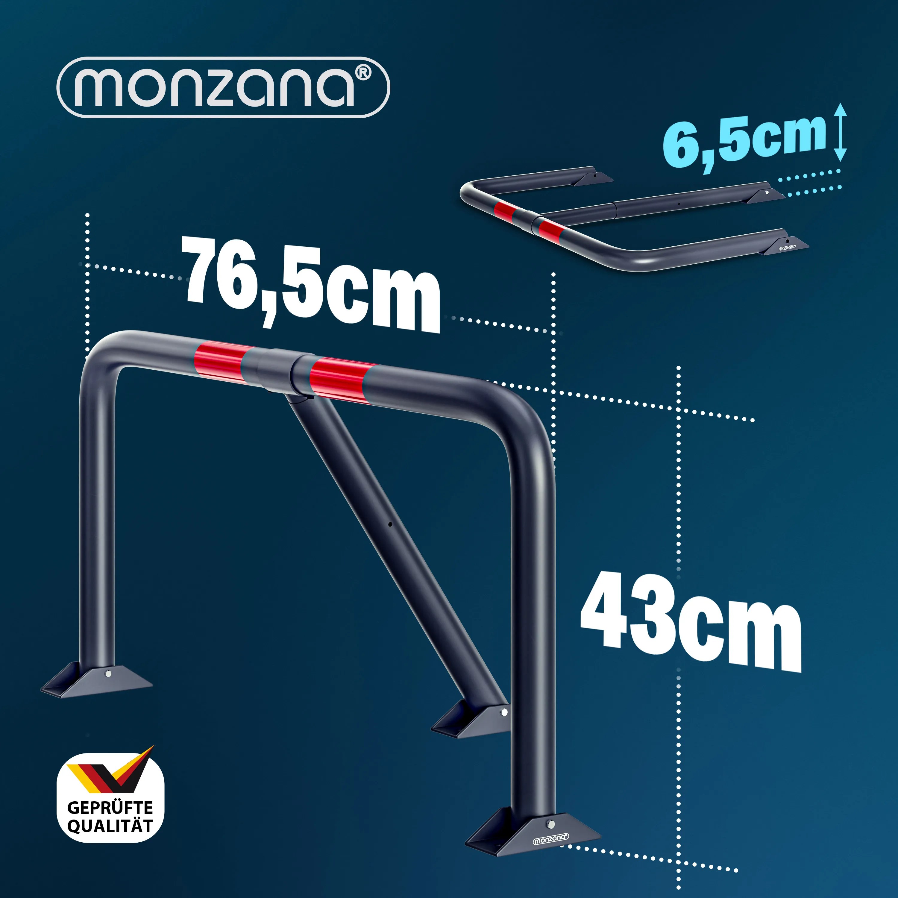 Parkplatzsperre Bogen 800x470x440mm – Bild 2