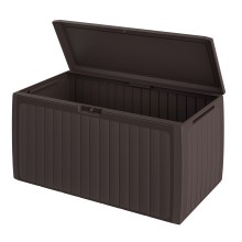 Gartenbox 290L Braun Board Plus mit Rollen wetterfest Gartenbox 290L Braun Board Plus mit Rollen wetterfest