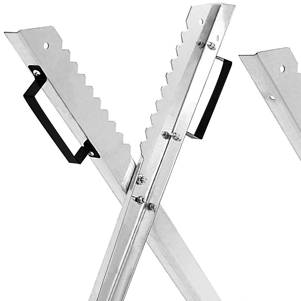 Arbeitsbock Metall + Spaltkeil Rot Karbonstahl – Bild 2