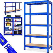 Schwerlastregal Blau 180x90x40cm pulverbeschichtet Tragkraft 875kg Schwerlastregal Blau 180x90x40cm pulverbeschichtet Tragkraft 875kg