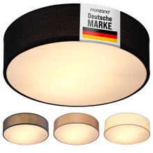 Deckenlampe Schwarz Stoff Ø38cm Deckenlampe Schwarz Stoff Ø38cm