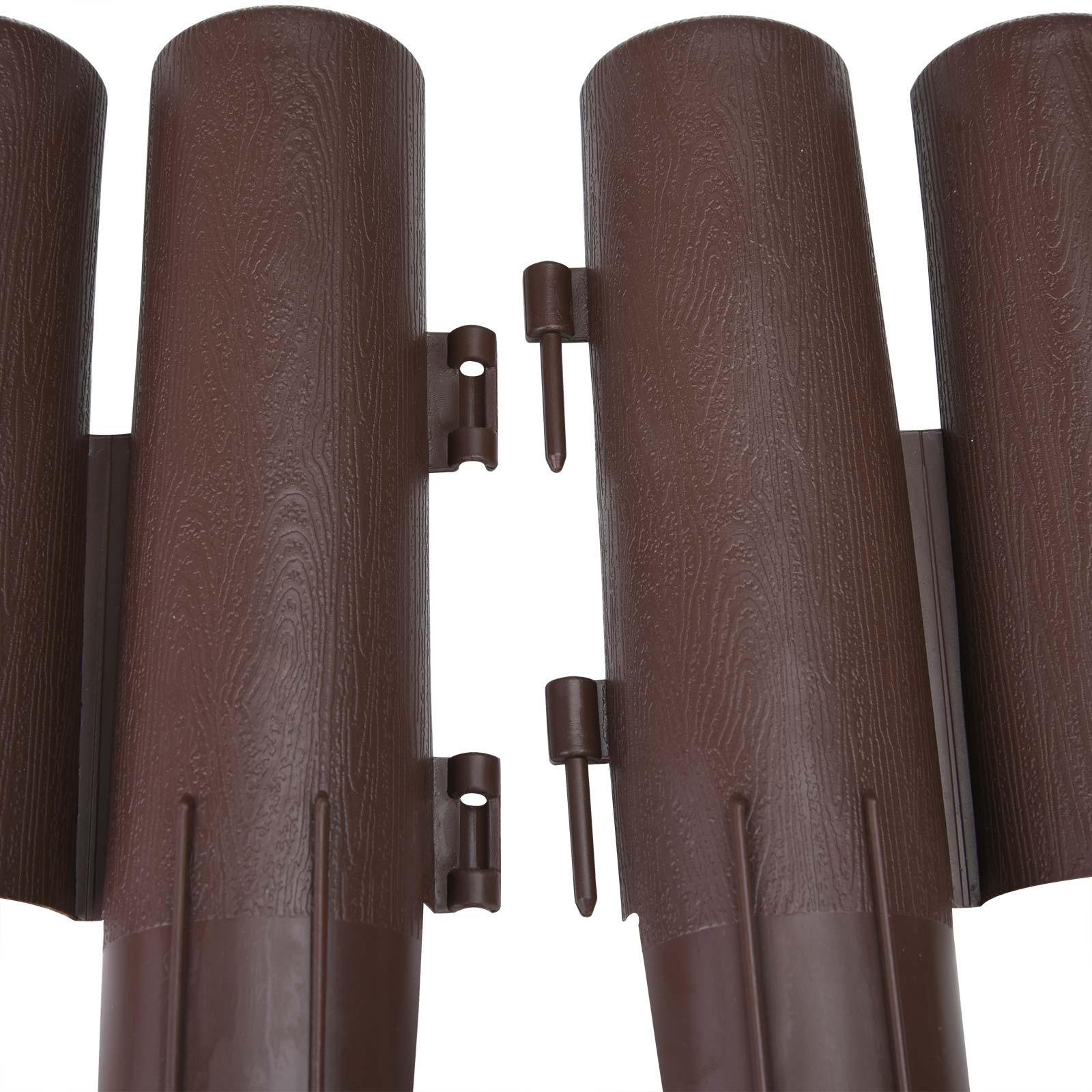 Beeteinfassung 6er-Set Braun 13,44m – Bild 2