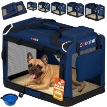 Hundebox faltbar M 60x42x44cm Blau Hundebox faltbar M 60x42x44cm Blau