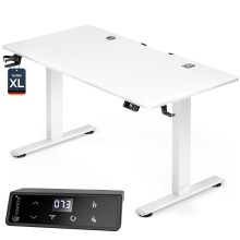 Höhenverstellbarer Schreibtisch Weiß 160x75x72-117cm Höhenverstellbarer Schreibtisch Weiß 160x75x72-117cm