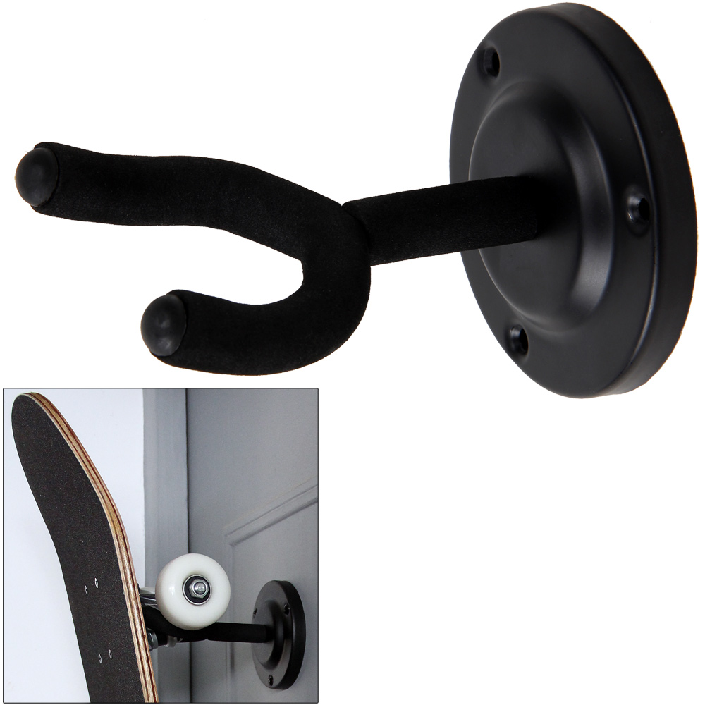 Wandhalter gepolstert - Skateoard, Longboard, Gitarre, Bass Wandhalter gepolstert - Skateoard, Longboard, Gitarre, Bass