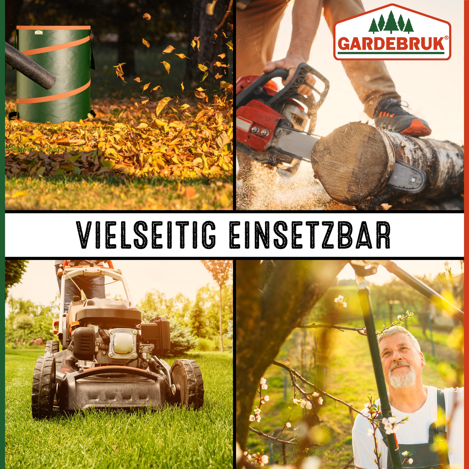 Popup Gartenabfallsack 3er-Set Grün je 165 Liter – Bild 2