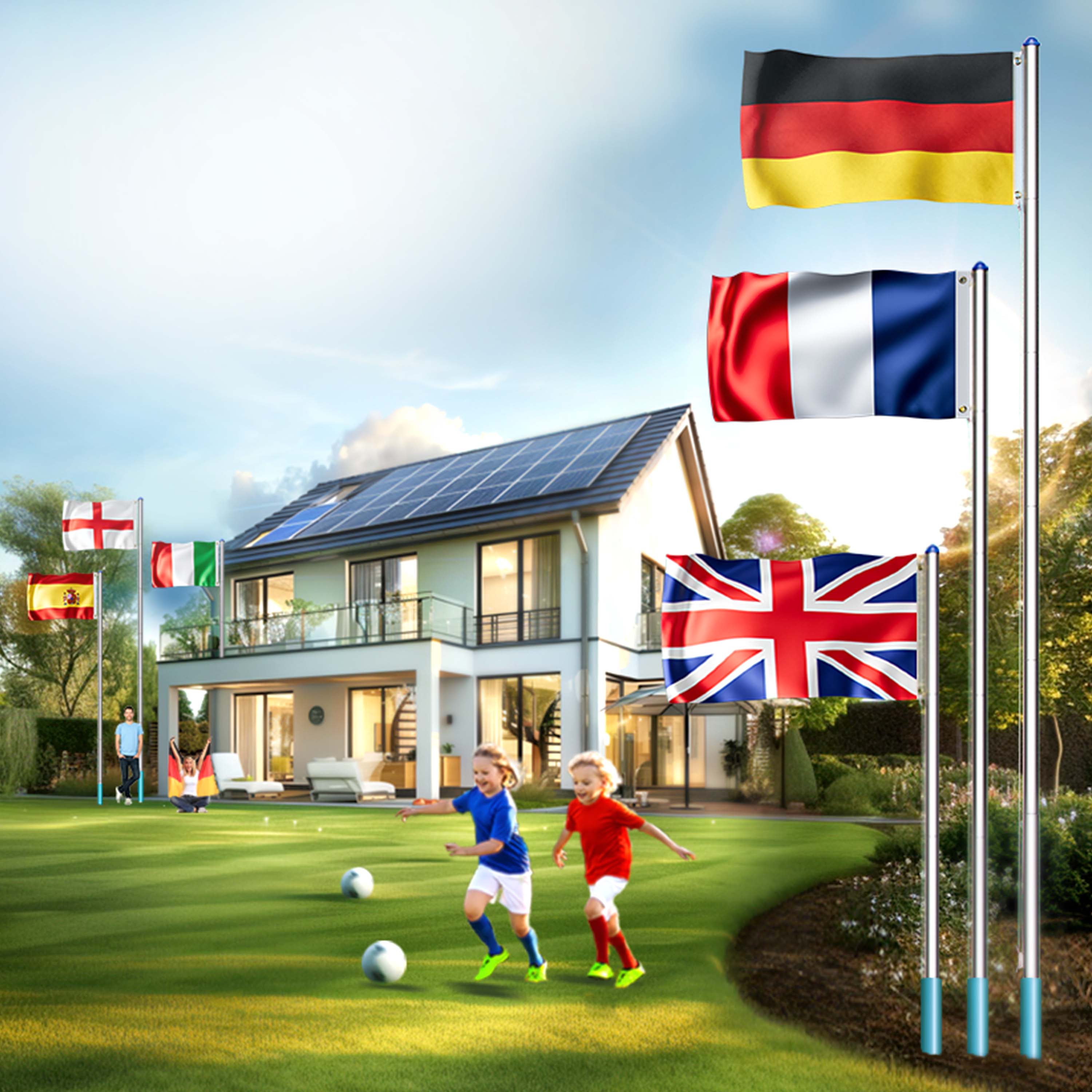 Fahnenmast Alu 650cm Fahnenmast Alu 650cm