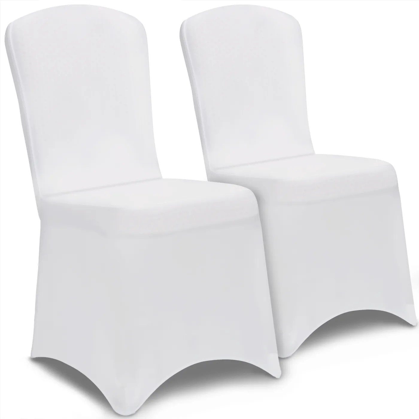 Stuhlhussen 2er-Set Weiß Stuhlhussen 2er-Set Weiß