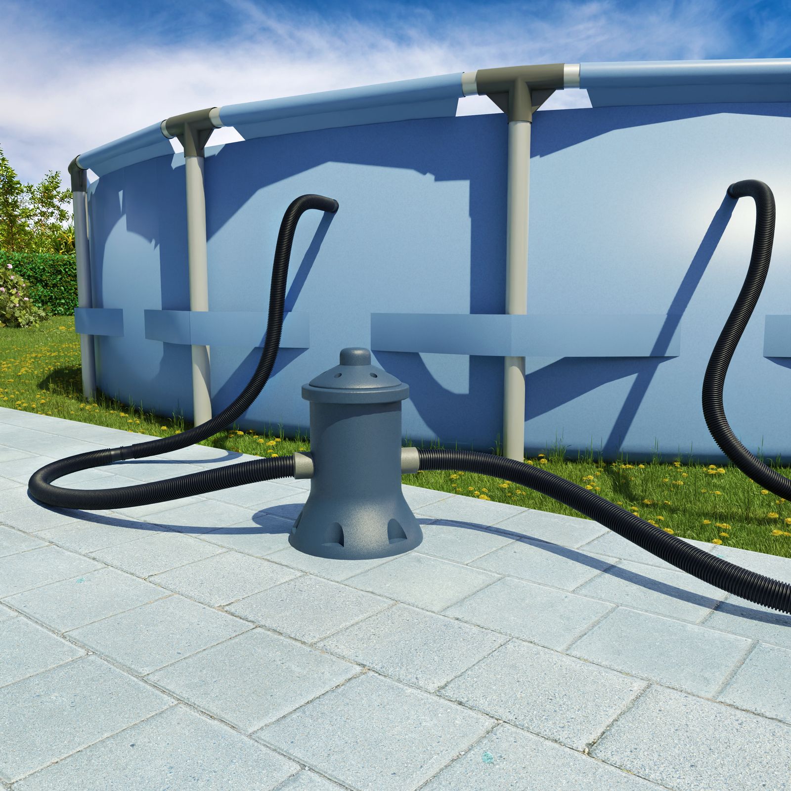 Poolschlauch Schwarz Ø38mm 14m – Bild 2