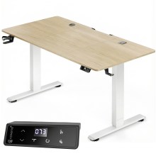 Höhenverstellbarer Schreibtisch Beige 160x75x72-117cm Höhenverstellbarer Schreibtisch Beige 160x75x72-117cm