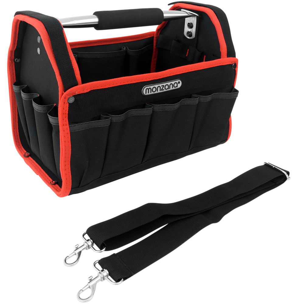 Werkzeugtasche Schwarz/Rot 33cm – Bild 2