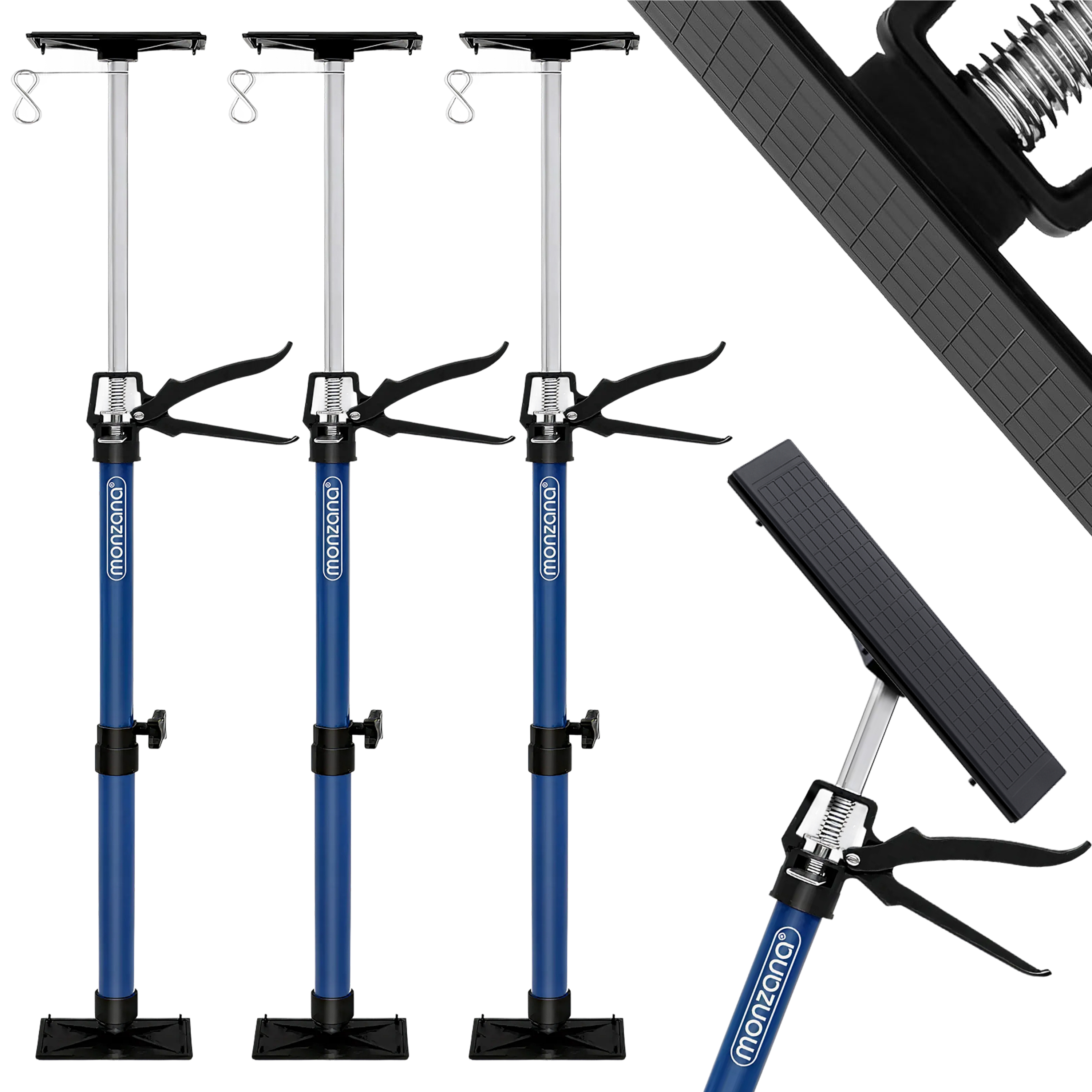 Stahl Türspanner/Zargenspanner 3er-Set 50-115cm max 30kg Stahl Türspanner/Zargenspanner 3er-Set 50-115cm max 30kg