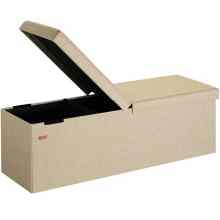 Sitzbank Beige 115x38x38cm mit Klappdeckel Sitzbank Beige 115x38x38cm mit Klappdeckel