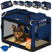 Hundebox faltbar S 50x34x36cm Blau Hundebox faltbar S 50x34x36cm Blau