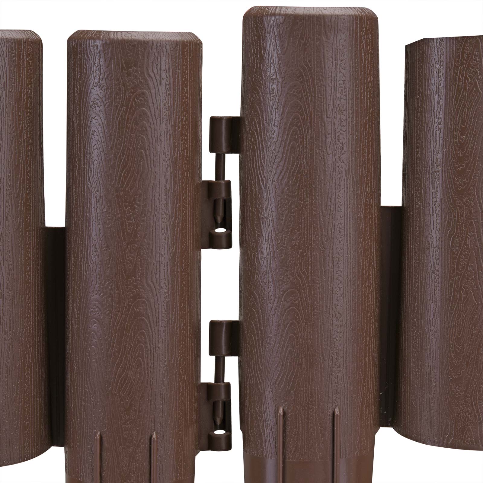 Beeteinfassung 7er-Set Braun 15,68m – Bild 2