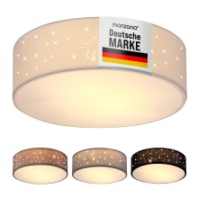 Deckenlampe Weiß Stoff Ø30cm Sternenhimmel Deckenlampe Weiß Stoff Ø30cm Sternenhimmel