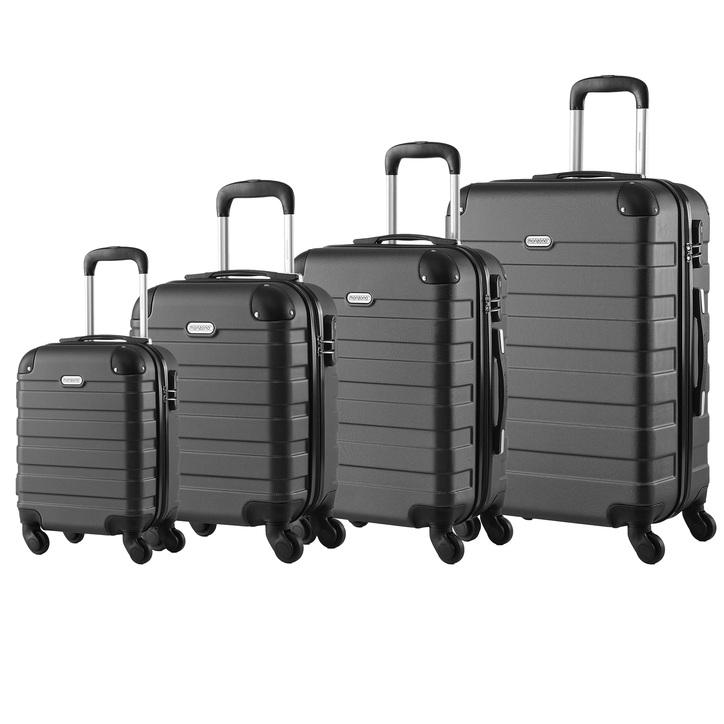 Hartschalenkofferset Essential 4-tlg Schwarz Hartschalenkofferset Essential 4-tlg Schwarz