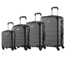 Hartschalenkofferset Essential 4-tlg Schwarz Hartschalenkofferset Essential 4-tlg Schwarz