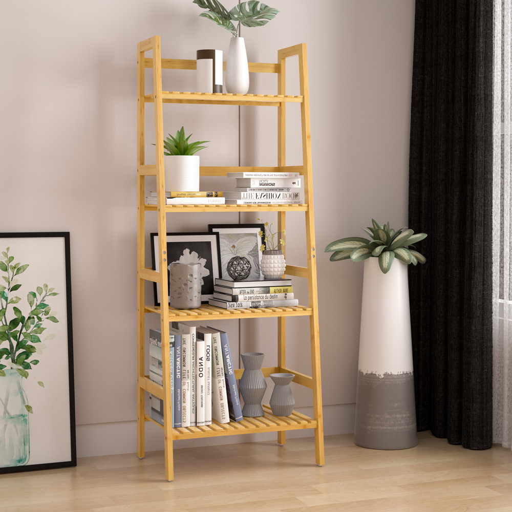 Standregal Bambus 123x48x32cm Standregal Bambus 123x48x32cm