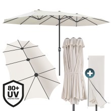 Doppelsonnenschirm Creme UV-Schutz 80+ Doppelsonnenschirm Creme UV-Schutz 80+