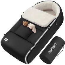 Babyfußsack Anthrazit gefüttert Kinderwagen geeignet Babyfußsack Anthrazit gefüttert Kinderwagen geeignet