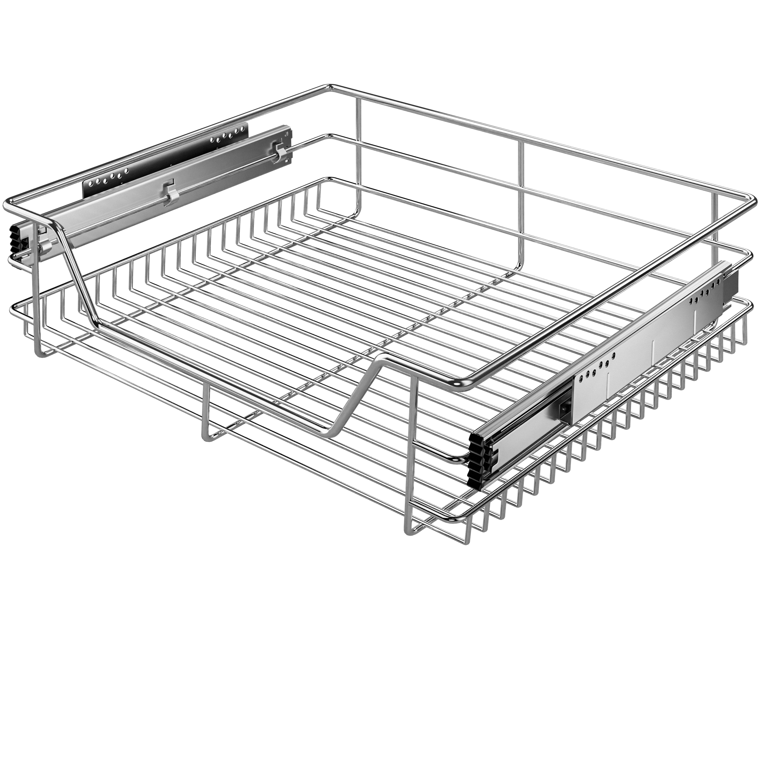 Teleskopschublade 3er-Set 60cm Schrankbreite Außenmaß – Bild 2