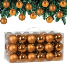 Weihnachtskugeln Kupfer 54-tlg in matt & glänzend Weihnachtskugeln Kupfer 54-tlg in matt & glänzend