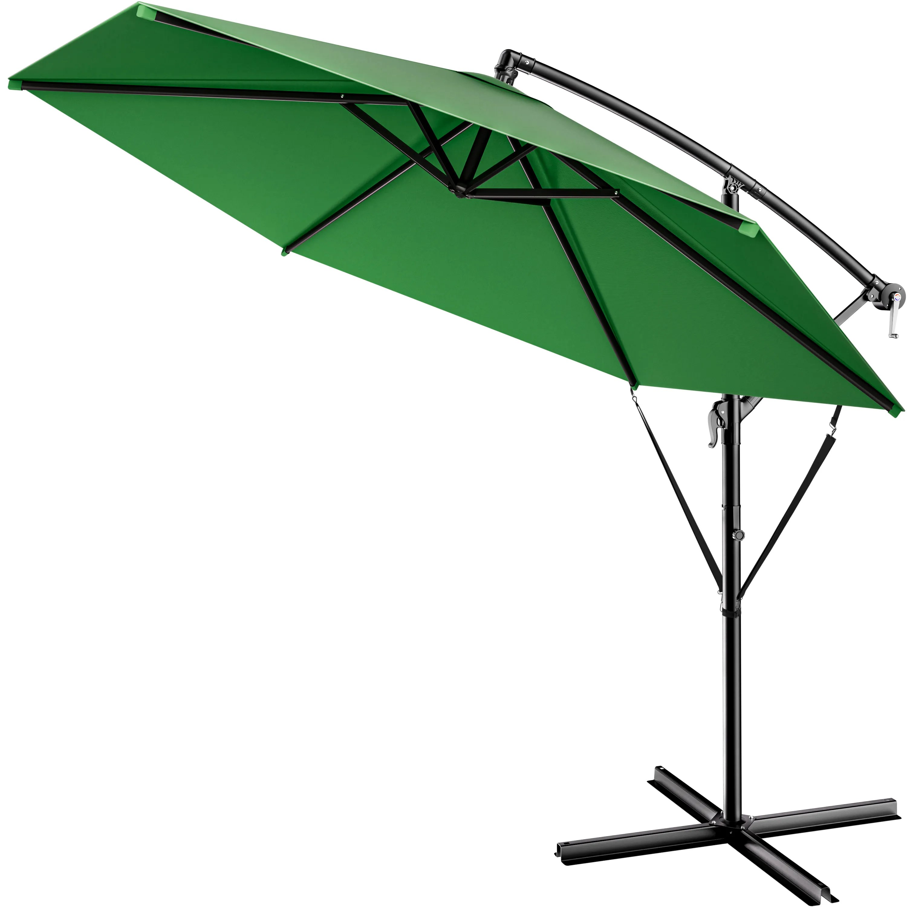 Ampelschirm Grün Alu Ø300cm UV-Schutz 50+ Ampelschirm Grün Alu Ø300cm UV-Schutz 50+