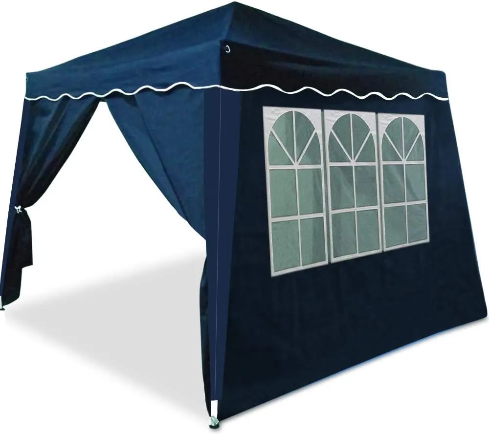 Faltpavillon Capri Blau 3x3m inkl 4 Seitenwänden UV-Schutz 50+ Faltpavillon Capri Blau 3x3m inkl 4 Seitenwänden UV-Schutz 50+