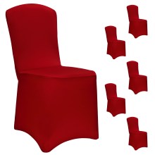 Stuhlhusse 6er-Set Bordeaux OEKO-TEX® Stuhlhusse 6er-Set Bordeaux OEKO-TEX®