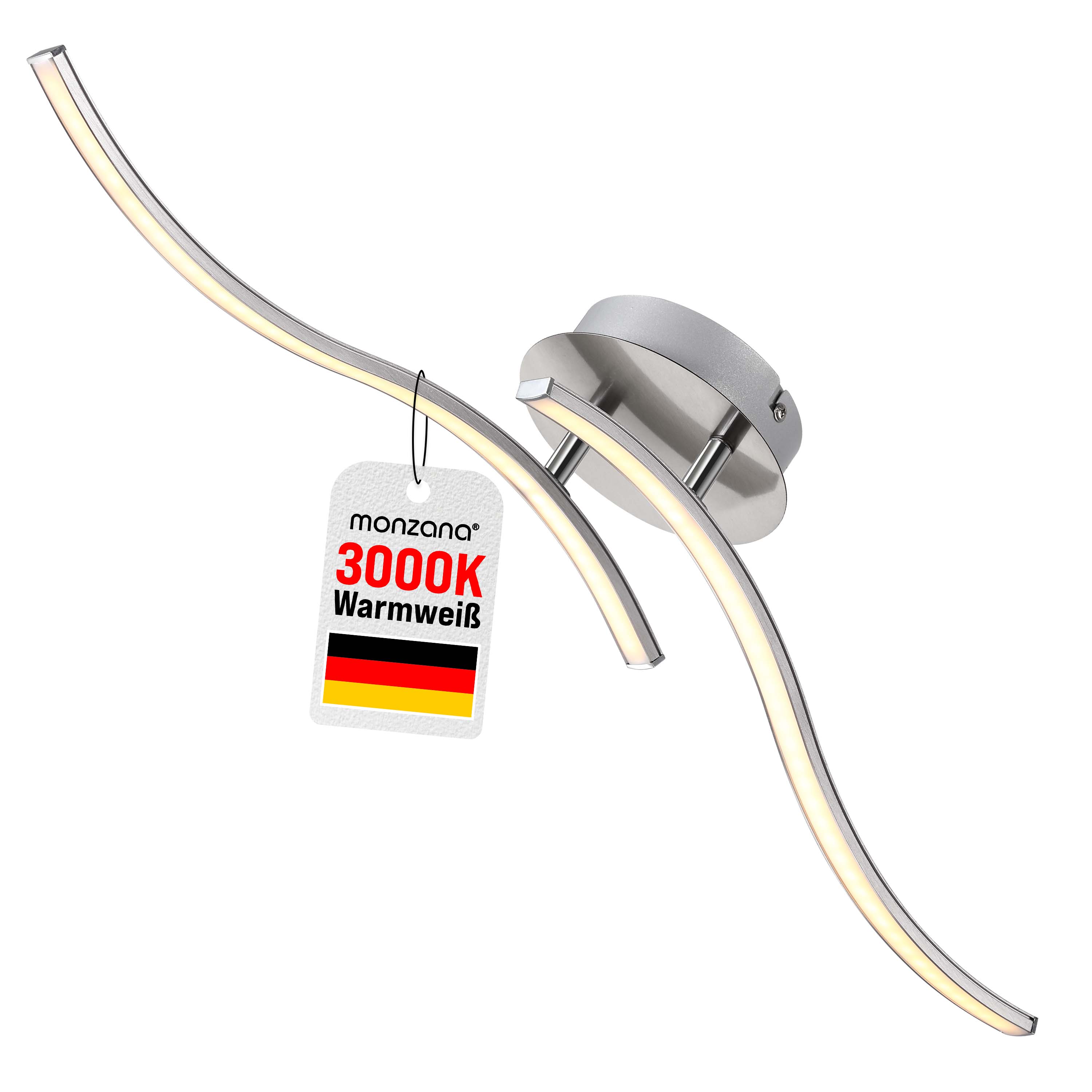 LED Deckenleuchte Ny bolge 2-flammig – Bild 2