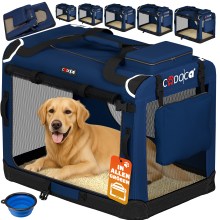 Hundebox faltbar XXXL 101x70x70cm Blau Hundebox faltbar XXXL 101x70x70cm Blau