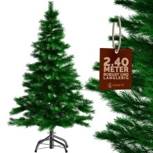 Künstlicher Weihnachtsbaum 240cm PVC realistische Optik mit Metallständer Künstlicher Weihnachtsbaum 240cm PVC realistische Optik mit Metallständer