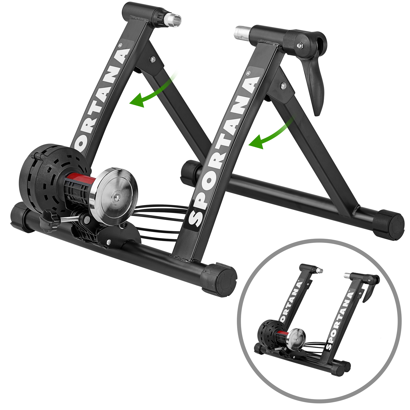 Rollentrainer Fahrrad bis 150kg Magnet – Bild 2