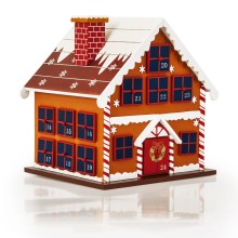 Adventskalender Winterhäuschen MDF Adventskalender Winterhäuschen MDF